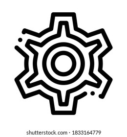 webshop working icon vector. webshop working sign. isolated contour symbol illustration