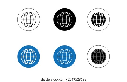 Conjunto de ilustración de Imagen de Vector de ícono de página web