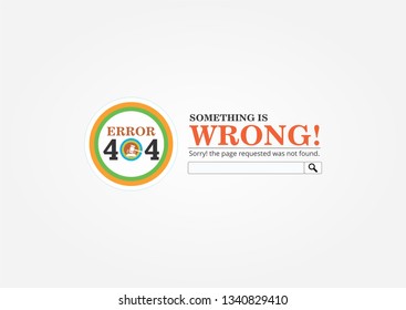 website 404 error page design