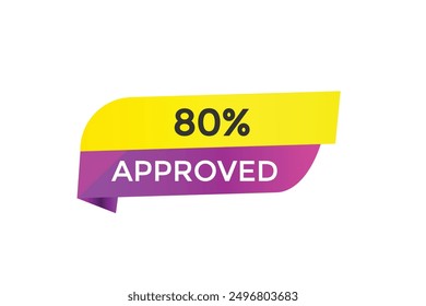 website, 80% approved, button, learn, stay, tuned, level, sign, speech, bubble  banner, modern, symbol, click. 
