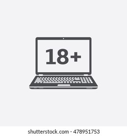 Website for adults only icon