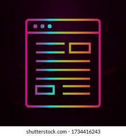 website, advertising nolan icon Simple thin line, outline vector of Marketing and advertising icons for ui and ux, website or mobile application