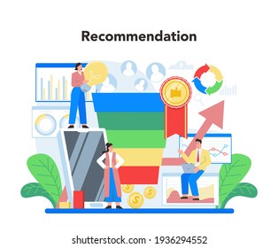 Website analyst concept. Web page improvement for business