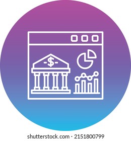 Website Analytics vector icon. Can be used for printing, mobile and web applications.