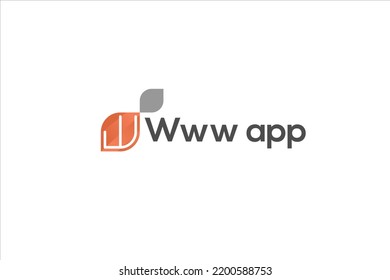 símbolo del icono del sitio web de diseño del logo de la fruta naranja
