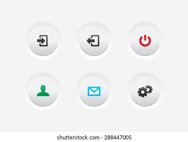 Website & App UI Buttons
