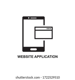 WEBSITE APPLICATION ICON , MOBILE APP ICON
