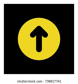 website arrow button icon vector