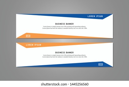 website banner design template, business banner background