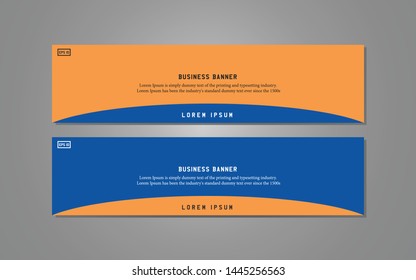 website banner design template, business banner background