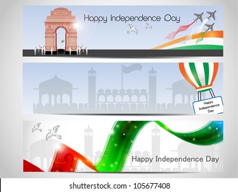 Website banner or header for Independence Day. EPS 10.