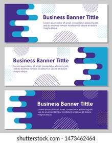 Website Banner Liquid Geometric Millenials Modern Designs Vector - Header Footer Cover Banners Web Template Background