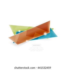 Website banner on white with sample text. Button with your promo text, sale symbol
