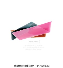 Banner del sitio web en blanco con texto de ejemplo. Botón con tu texto promocional, símbolo de venta