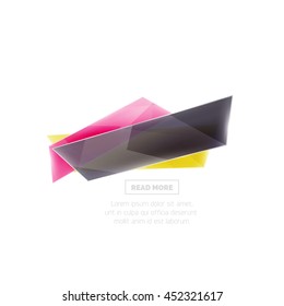 Website banner on white with sample text. Button with your promo text, sale symbol