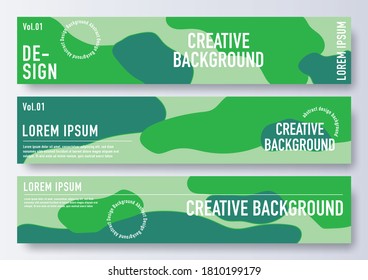Diseño de plantillas de banner de sitio web, diseño abstracto de moda hermoso. Adecuado para la venta de moda y descuento de banner de web social promocional.