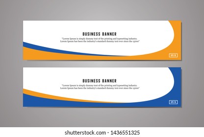 Website banner template design,modern template design, simple modern business banner template