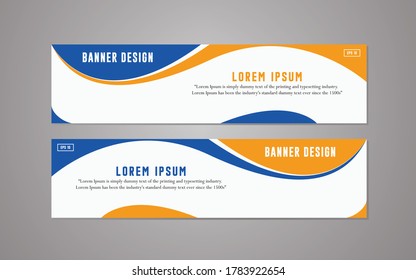 Diseño de plantillas de banner para sitios web, diseño moderno de plantillas, plantilla de banners empresariales modernos y sencillos