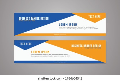 Diseño de plantillas de banner para sitios web, diseño moderno de plantillas, plantilla de banners empresariales modernos y sencillos