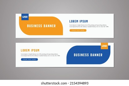Website banner template design,modern template design