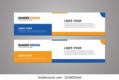 Diseño de plantillas de banner para sitios web, diseño moderno de plantillas, plantilla de banners empresariales modernos y sencillos