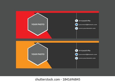 a website banner with a two-color combination suitable for business use