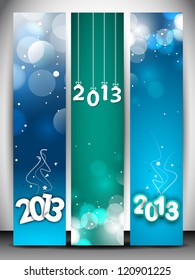Website banners set for Happy New Year. EPS 10