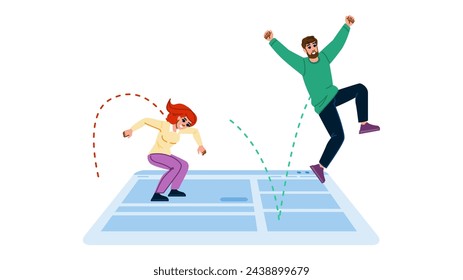 website bounce rate  vector.  search business, page exit, web digital website bounce rate character. people flat cartoon illustration