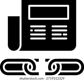 Ilustración de icono de Enlace roto de Sitio web
