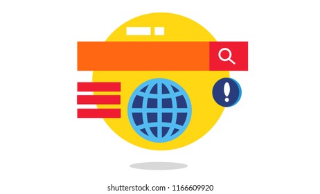website business icon flat design