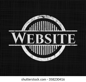 Website chalk emblem