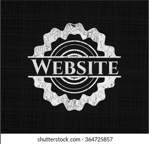 Website chalk emblem