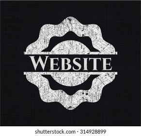 Website chalkboard emblem