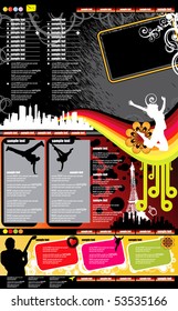 Plantilla de club web