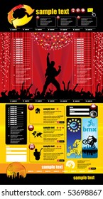 Plantilla de club web