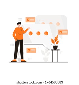 website concept ilustrations for your landing page