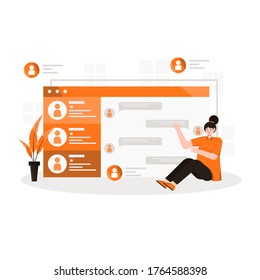 ilustraciones de concepto de sitio web para su página de inicio