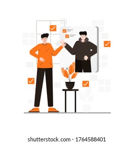 ilustraciones de concepto de sitio web para su página de inicio