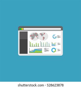 Website dashboard symbol