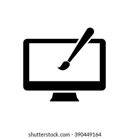 Website design flat icon isolate on white background vector illustration eps 10