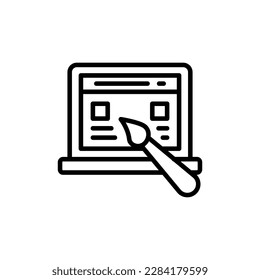 Website Design icon in vector. Illustration