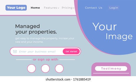Website design for real estate company and other company