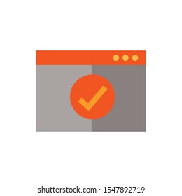 Website design, Security system warning protection danger web and alert theme Vector illustration