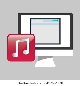 website design. social media icon. online concept