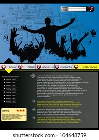 Website design template