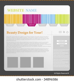 website design template