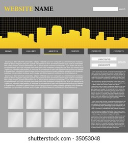 website design template