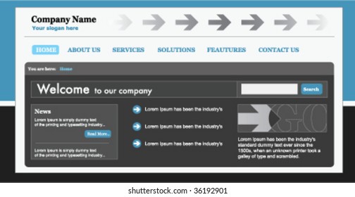 website design template