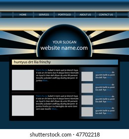 website design template