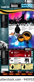 Website design template